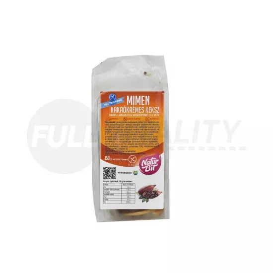 GLUTÉNMENTES ITS US MIMEN KAKAÓKRÉMES TÖLTÖTT KEKSZ 150G