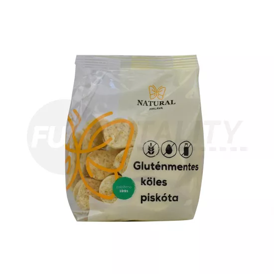 GLUTÉNMENTES NATURAL KÖLES PISKÓTA 150G