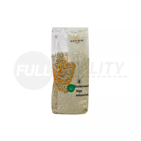 GLUTÉNMENTES NATURAL LÁGY ZABPEHELY 500G