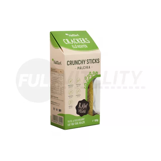 GLUTÉNMENTES NATURI CRACKERS ÉLŐ KENYÉR PÁLCIKA 100G