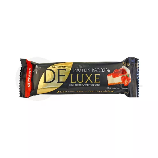 GLUTÉNMENTES NUTREND DELUX EPRES SAJTTORTA ÍZŰ FEHÉRJESZELET KAKAÓS TEJBEVONATTAL 60G