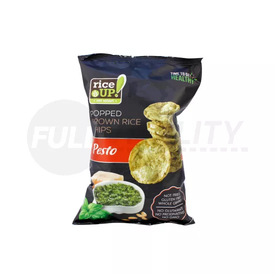 GLUTÉNMENTES RICE UP CHIPS PESTOS  ÍZŰ  60G