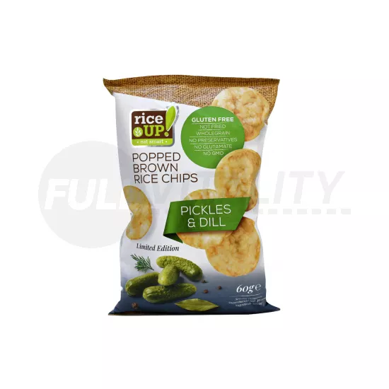 GLUTÉNMENTES RICE UP CHIPS SAVANYÚ UBORKÁS ÍZŰ 60G