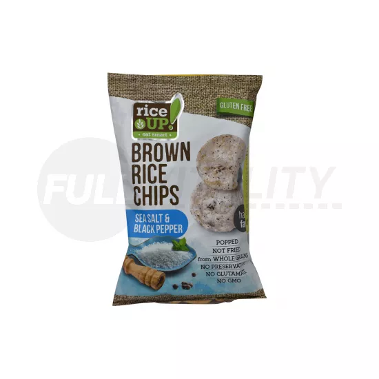 GLUTÉNMENTES RICE UP CHIPS SÓS ÉS BORSOS ÍZŰ 60G