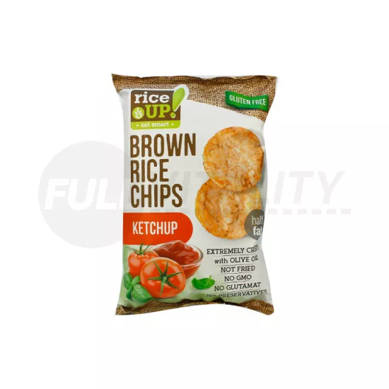 GLUTÉNMENTES RICE UP KETCHUP CHIPS 60G