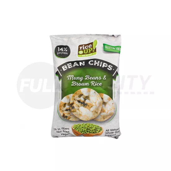 GLUTÉNMENTES RICE UP PROTEINES CHIPS MUNGÓBABBAL 60G