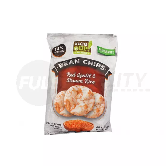 GLUTÉNMENTES RICE UP PROTEINES CHIPS VÖRÖS LENCSÉVEL 60G