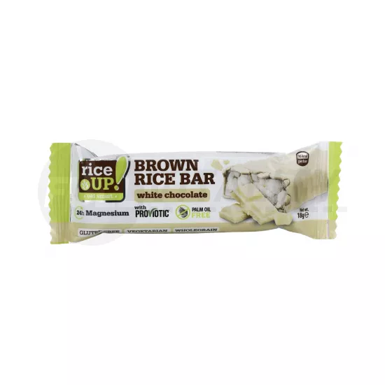 GLUTÉNMENTES RICE UP SZELET FEHÉRCSOKOLÁDÉS 18G