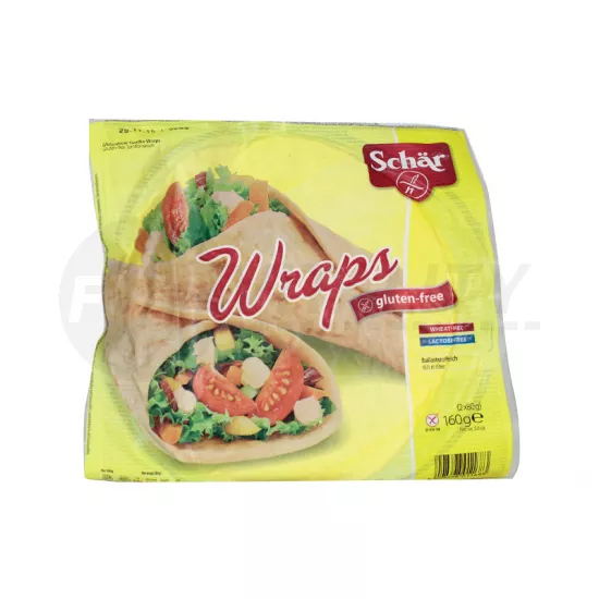 GLUTÉNMENTES SCHAR WRAPS 160G