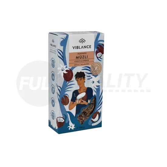 GLUTÉNMENTES VIBLANCE COCO-CHOCO ROPOGÓS MÜZLI 300G