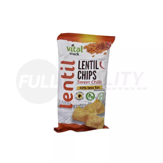 GLUTÉNMENTES VITÁL LENCSE CHIPS ÉDES CHILI ÍZŰ 65G