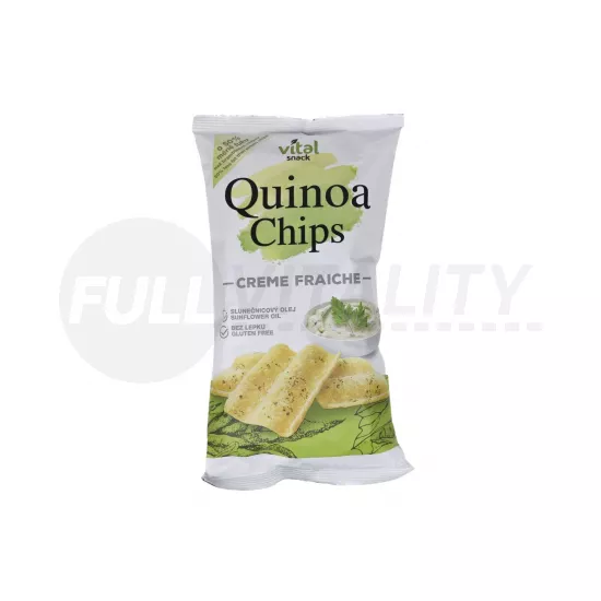 GLUTÉNMENTES VITAL SNACK QUINOÁS CHIPS TEJFÖLÖS ÍZŰ  60G