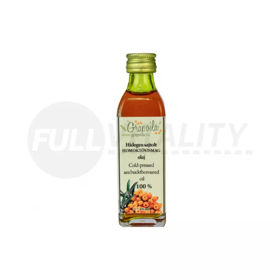 GRAPOILA HIDEGEN SAJTOLT HOMOKTÖVISMAG OLAJ 40ML