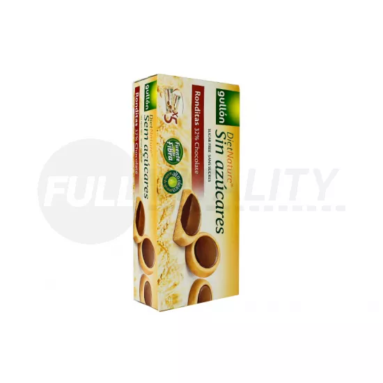 GULLON ZERO RONDITAS KEKSZ ÉTCSOKOLÁDÉVAL TÖLTÖTT ÉDESÍTŐSZERREL 186G