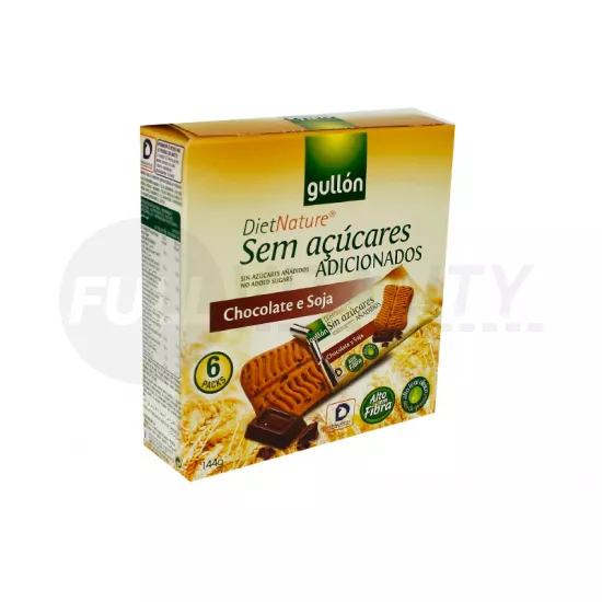 GULLON SNACK ZERO CSOKIS KEKSZ 144G