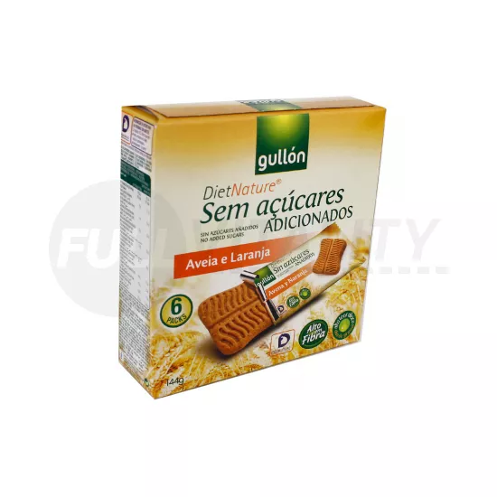 GULLON SNACK ZERO ZABOS NARANCSOS KEKSZ ÉDESÍTŐSZERREL 144G