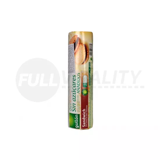 GULLON ZERO SZENDVICSKEKSZ ÉTCSOKOLÁDÉVAL 250G