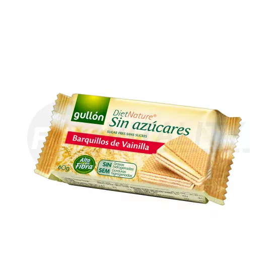 GULLON ZERO VANÍLIÁS NÁPOLYI ÉDESÍTŐSZERREL 60G