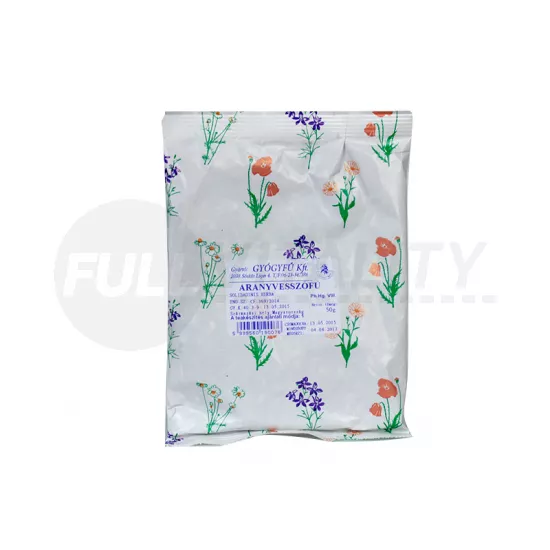GYÓGYFŰ TEA ARANYVESSZŐFŰ SZÁLAS 50G