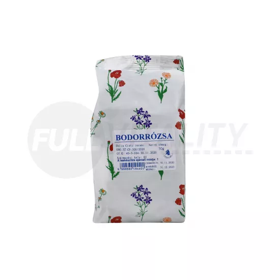 GYÓGYFŰ TEA BODORRÓZSA SZÁLAS 50G