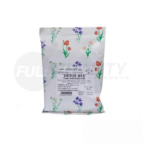 GYÓGYFŰ TEA DETOX MIX VESEVÉDŐ 50G