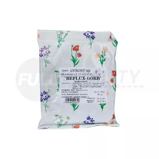 GYÓGYFŰ TEAKEVERÉK REFLUX-GORB 50G