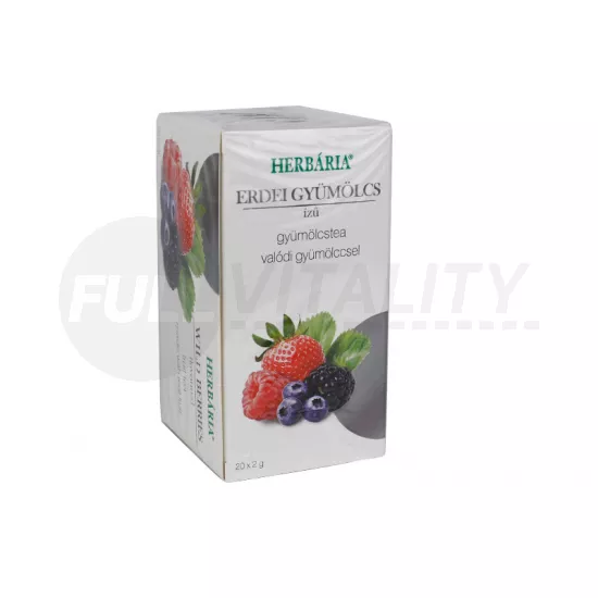 HERBÁRIA ERDEI GYÜMÖLCS ÍZŰ GYÜMÖLCSTEA 20DB