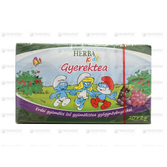 HERBA KIDS GYÜMÖLCSTEA ERDEI GYÜMÖLCS ÍZŰ FILTERES 20DB