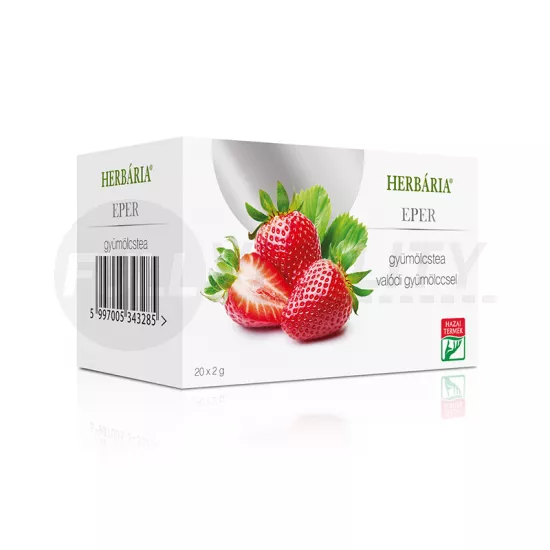 HERBÁRIA GYÜMÖLCSTEA EPER ÍZŰ FILTERES 40G