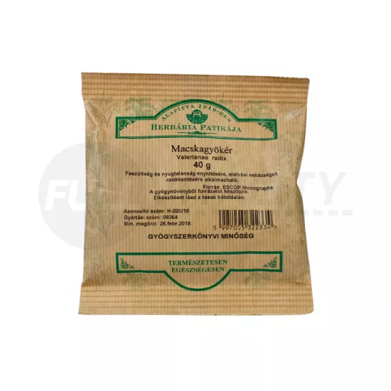 HERBÁRIA TEA MACSKAGYÖKÉR SZÁLAS 40G