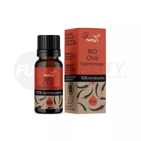 HERBYS BIO CHILI FŰSZERCSEPP 100% TERMÉSZETES 10ML