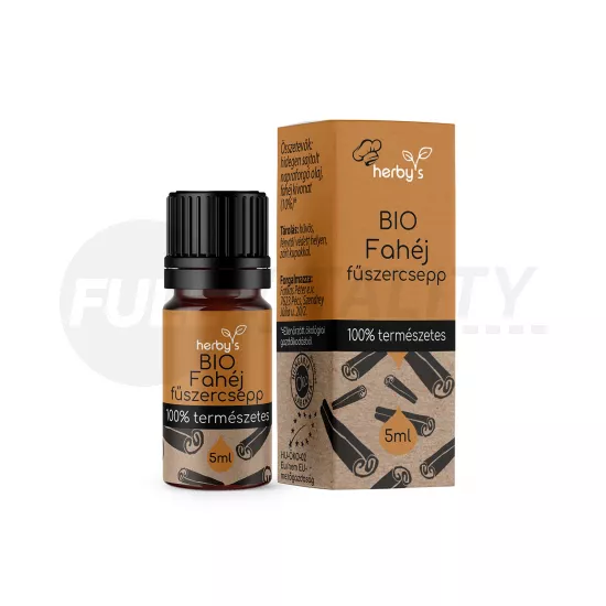 HERBYS BIO FAHÉJ FŰSZERCSEPP 100% TERMÉSZETES 5ML