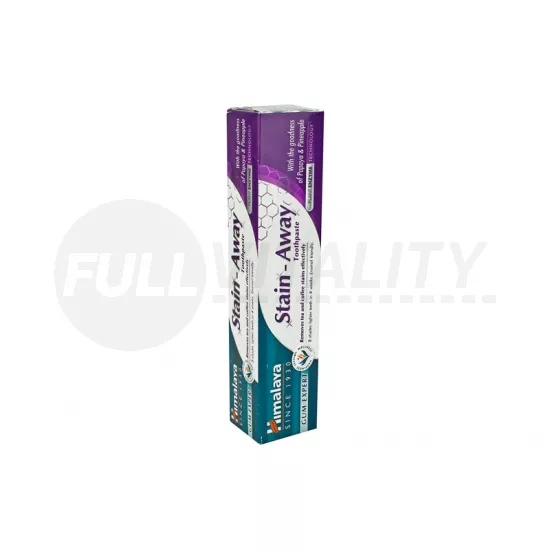 HIMALAYA STAIN-AWAY GYÓGYNÖVÉNYES FOLTELTÁVOLÍTÓ FEHÉRÍTŐ FOGKRÉM 75ML