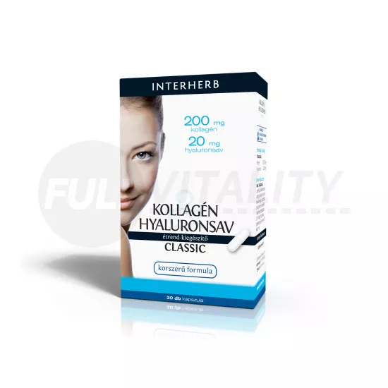 INTERHERB KOLLAGÉN&HYALURONSAV CLASSIC KAPSZULA 30DB