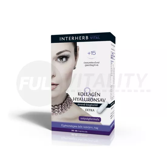 INTERHERB KOLLAGÉN&HYALURONSAV TABLETTA EXTRA 30DB