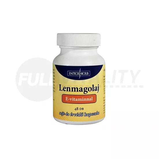 INTERHERB LENMAGOLAJ 1000MG KAPSZULA 48DB