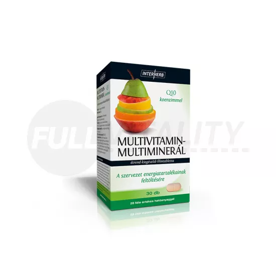 INTERHERB MULTIVITAMIN-MULTIMINERAL TABLETTA 30DB
