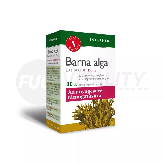 INTERHERB NAPI 1 BARNA ALGA EXTRAKTUM KAPSZULA 30DB