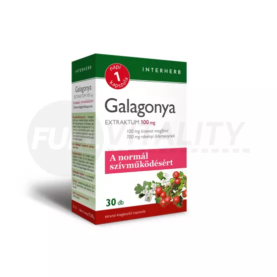 INTERHERB NAPI 1 GALAGONYA EXTRAKTUM KAPSZULA 30DB