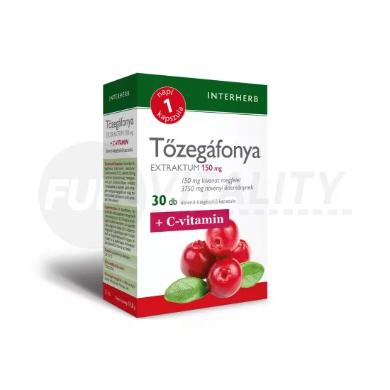 INTERHERB NAPI 1 TŐZEGÁFONYA EXTRAKTUM KAPSZULA 30DB