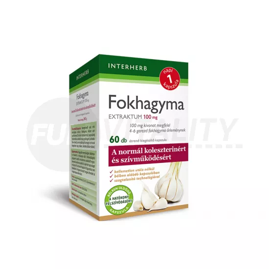 INTERHERB NAPI 1 FOKHAGYMA EXTRAKTUM 100 MG KAPSZULA 60DB