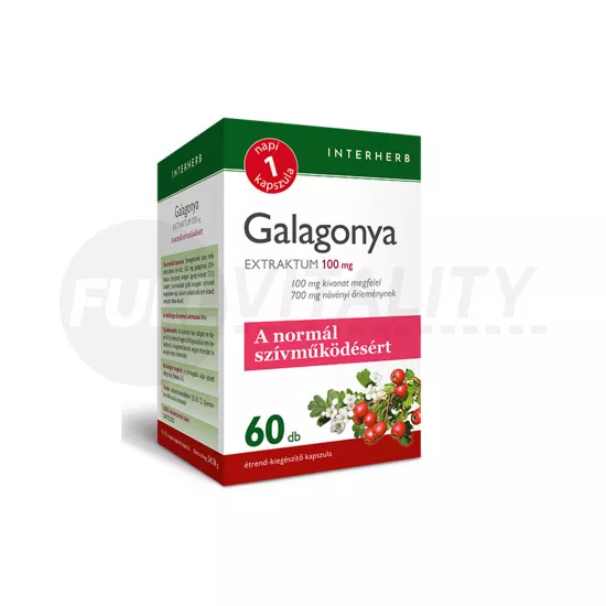 INTERHERB NAPI 1 GALAGONYA EXTRAKTUM KAPSZULA 60DB