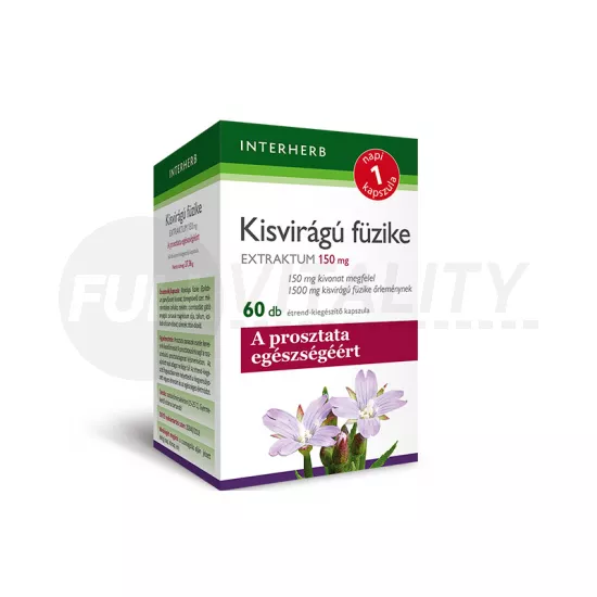 INTERHERB NAPI 1 KISVIRÁGÚ FÜZIKE EXTRAKTUM 150 MG KAPSZULA 60DB