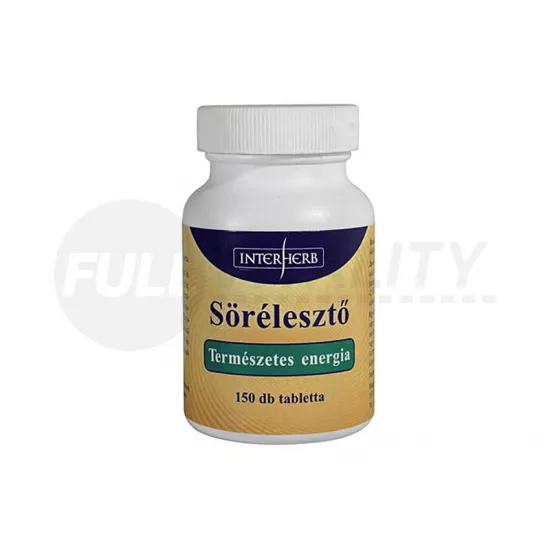 INTERHERB SÖRÉLESZTŐ TABLETTA 150DB