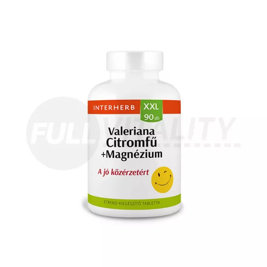 INTERHERB XXL VALERIANA-CITROMFŰ+MAGNÉZIUM TABLETTA 90DB