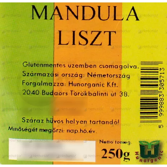ITS US GLUTÉNMENTES NATURBIT MANDULALISZT 250G