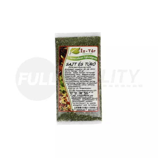 ÍZ-TÁR FŰSZEREK SAJT ÉS TÚRÓ 20G