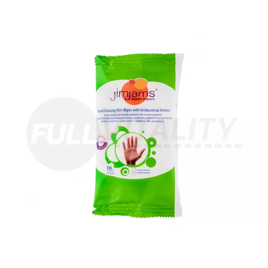 JIMJAMS MINI NEDVES KÉZTISZTÍTÓ 10DB