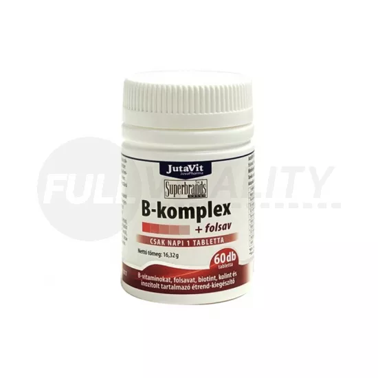 JUTAVIT B-KOMPLEX + FOLSAV TABLETTA 60DB