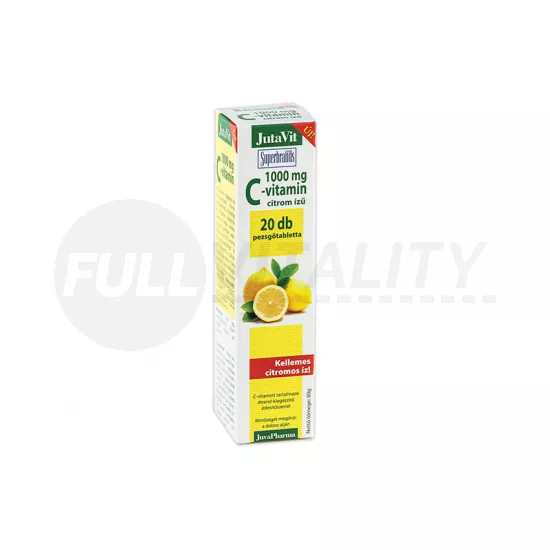 JUTAVIT C-VITAMIN 1000MG CITROM ÍZŰ PEZSGŐTABLETTA 20DB